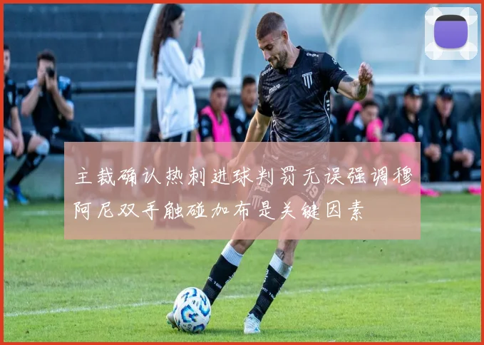 主裁确认热刺进球判罚无误强调穆阿尼双手触碰加布是关键因素